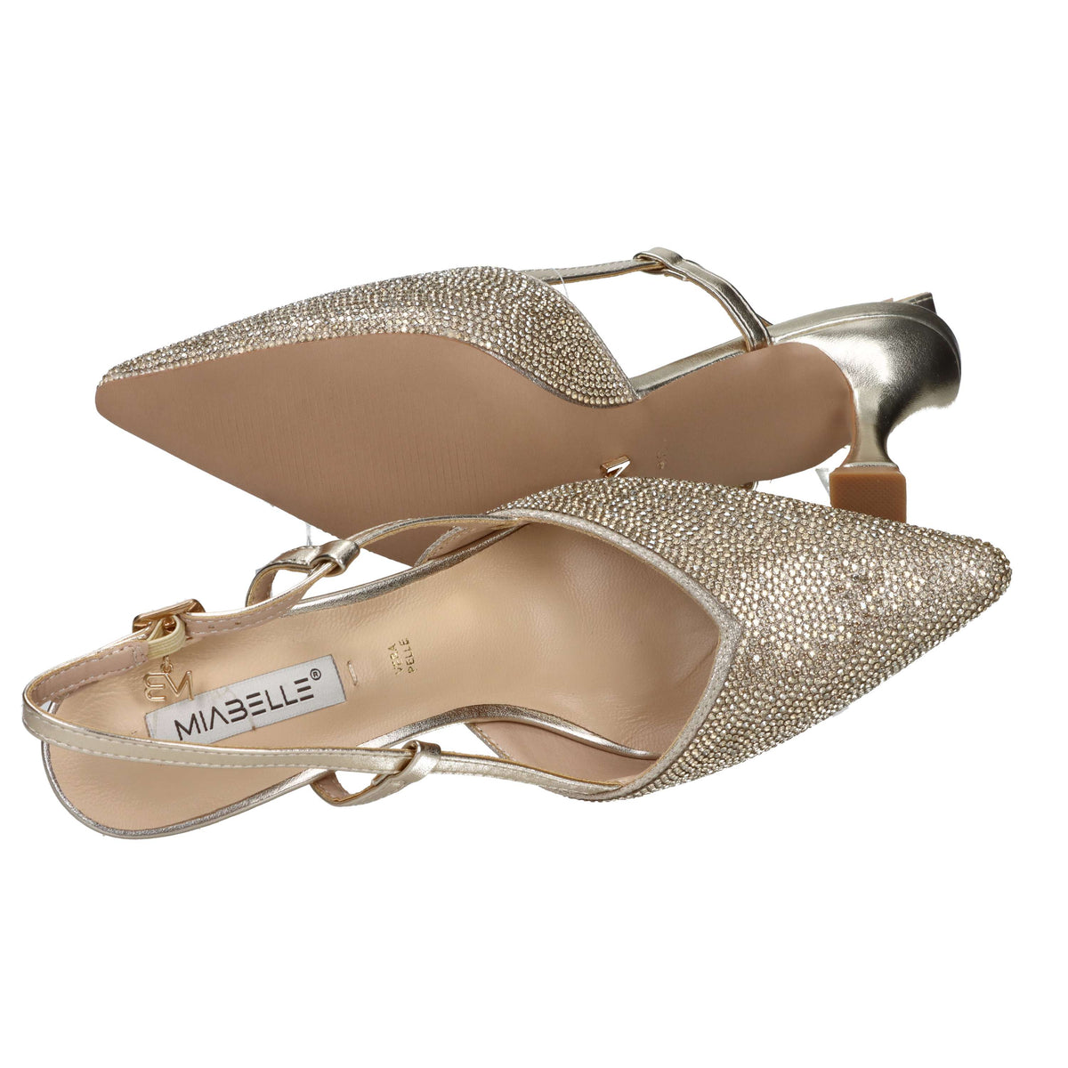 Miabelle Women's Slingback MB46 Platinum