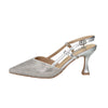 Miabelle Women's Slingback MB46 Silver