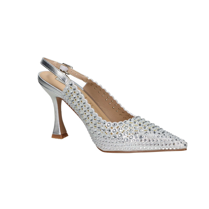 Miabelle Women's Slingback MB950 Silver
