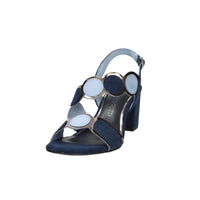 Marco Tozzi Damen Sandale mit Absatz 2-28347-42 Blau