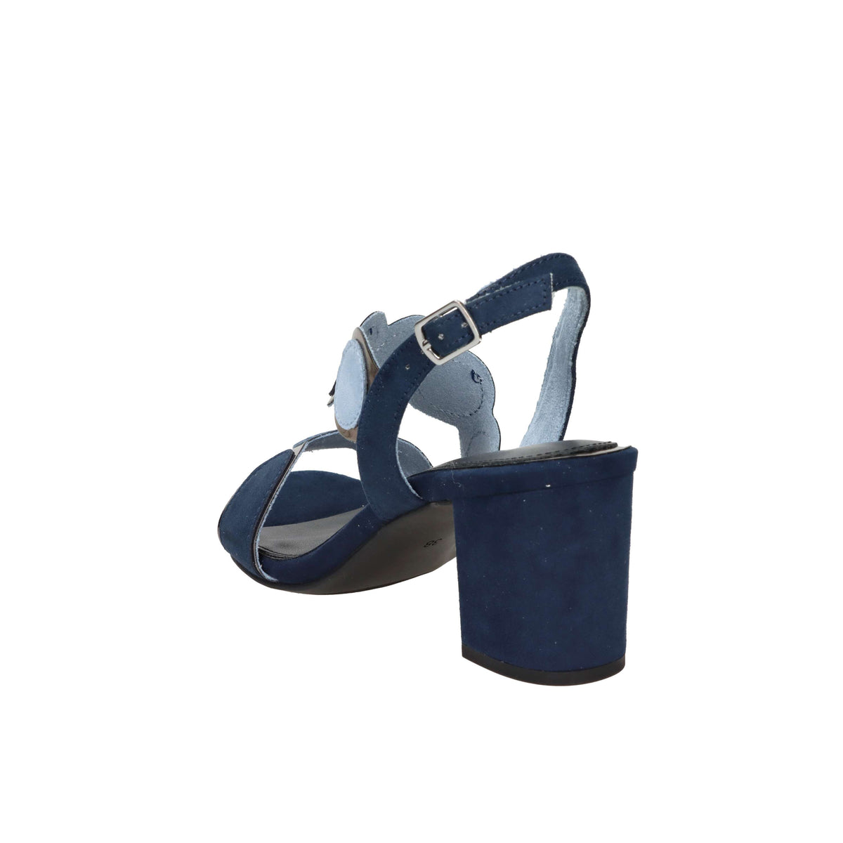 Marco Tozzi Damen Sandale mit Absatz 2-28347-42 Blau