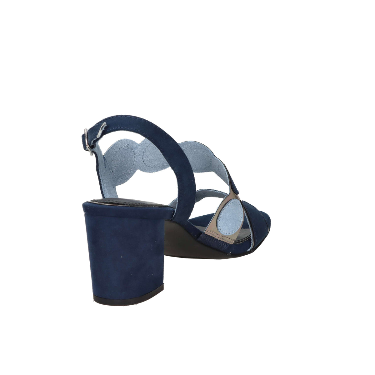 Marco Tozzi Damen Sandale mit Absatz 2-28347-42 Blau