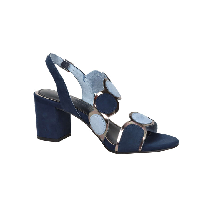 Marco Tozzi Mujer Sandalia con tacón 2-28347-42 Azul