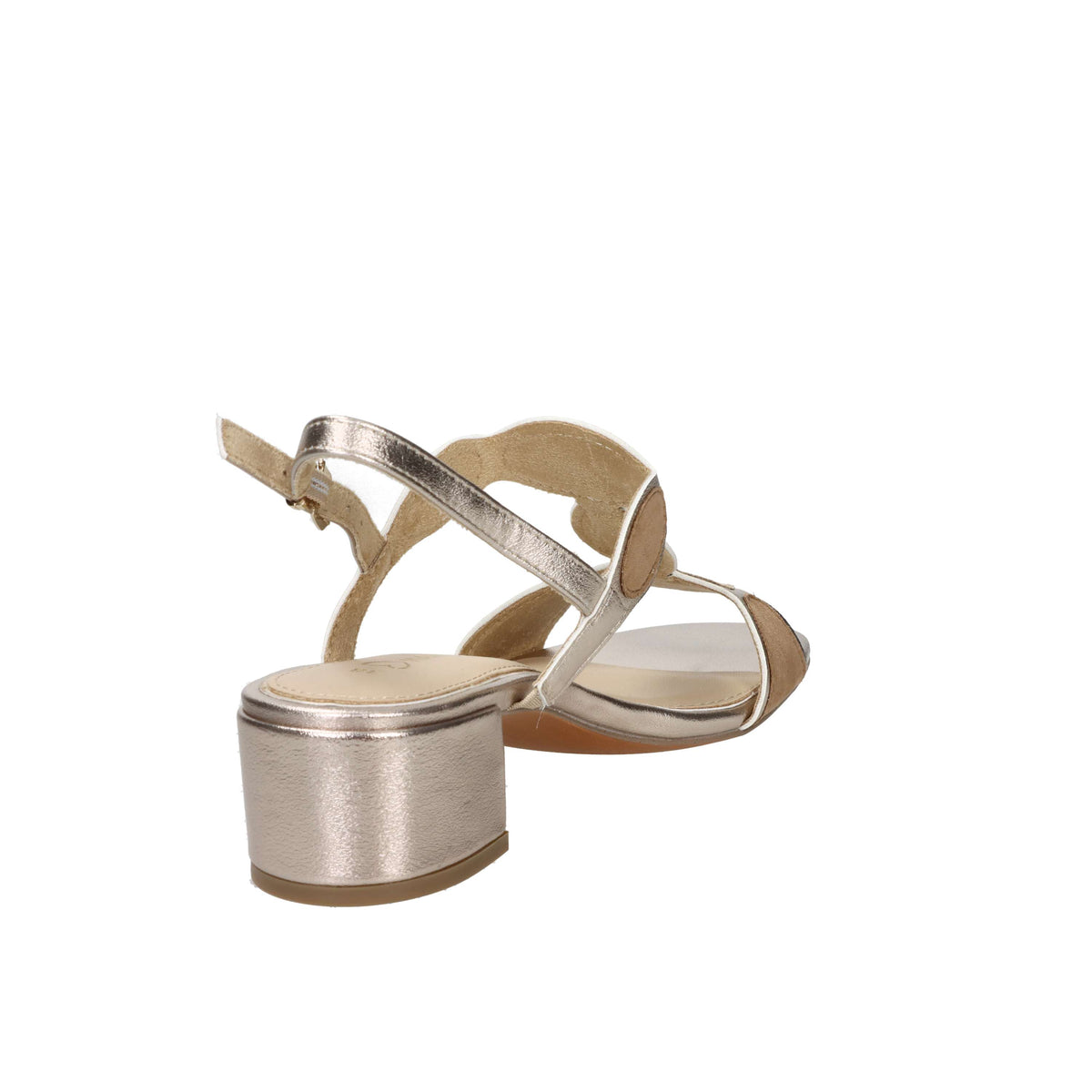Marco Tozzi Damen Sandale mit Absatz 2-28231-44 Bronze