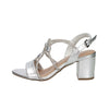Marco Tozzi Donna Sandalo con tacco 2-28388-46 Argento