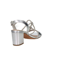 Marco Tozzi Damen Sandale mit Absatz 2-28388-46 Silber