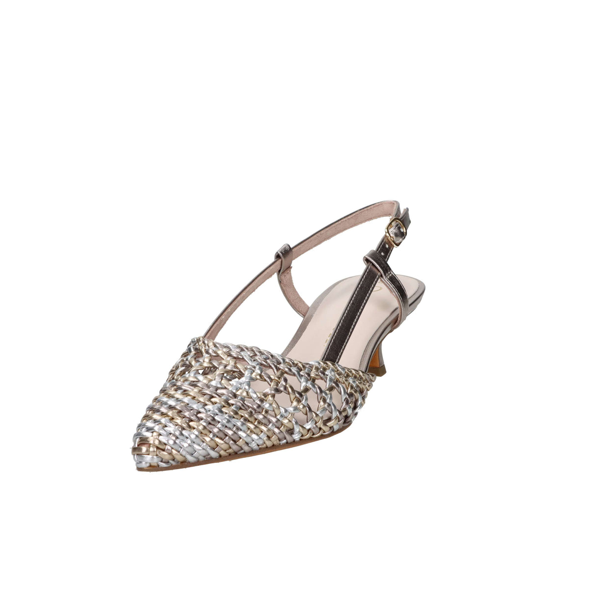 Marco Tozzi Women Slingback 2-29502-44 Silver/Gold
