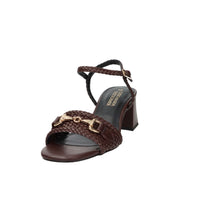 Marco Tozzi Damen Sandale mit Absatz 2-88302-46 Braun