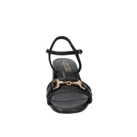 Marco Tozzi Damen Sandale mit Absatz 2-88302-46 Schwarz