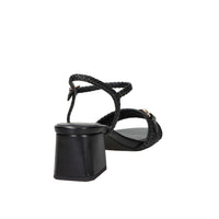 Marco Tozzi Damen Sandale mit Absatz 2-88302-46 Schwarz
