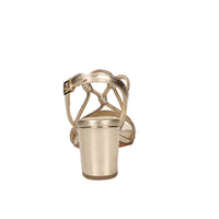 Marco Tozzi Damen Sandale mit Absatz 2-28388-46 Gold