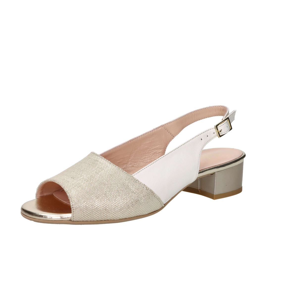 Soffice sogno Mujer Sandalia con tacón E6T31G3T Platino