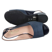 Soffice sogno Damen Sandale mit Absatz E6T31G3T Blau