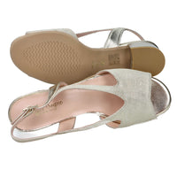 Soffice sogno Damen Sandale mit Absatz E6T31G4T Platin