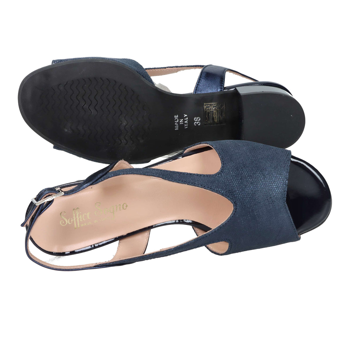 Soffice sogno Damen Sandale mit Absatz E6T31G4T Blau