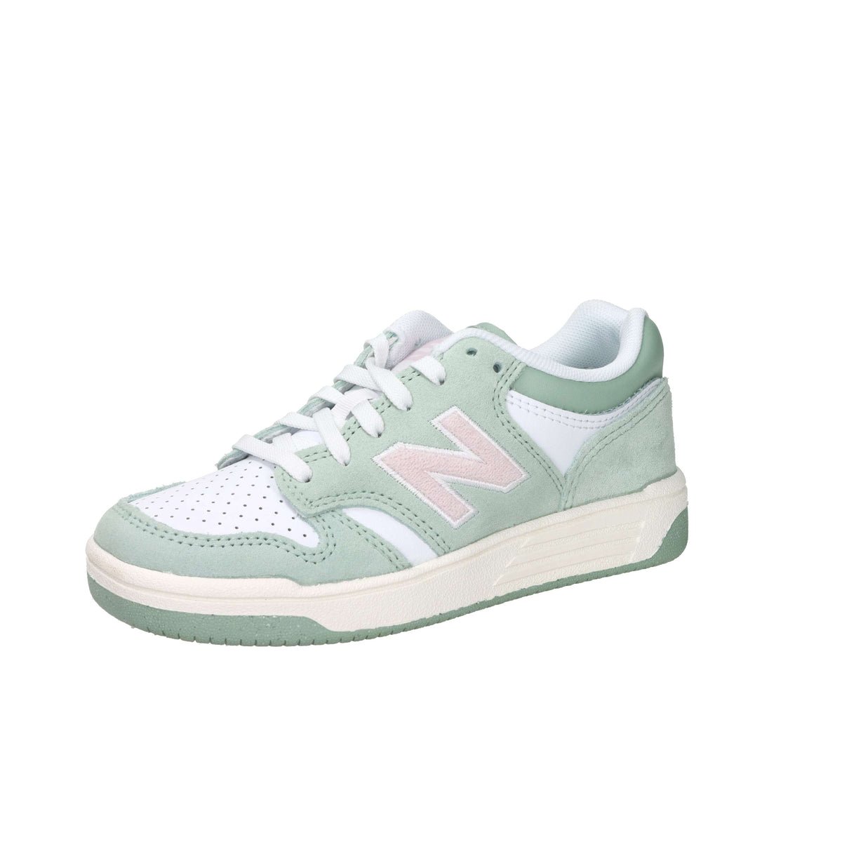 New Balance Bambine e ragazze Sneakers PB4808SW Bianco/Verde Acqua