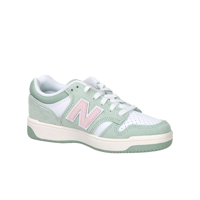 New Balance Bambine e ragazze Sneakers PB4808SW Bianco/Verde Acqua