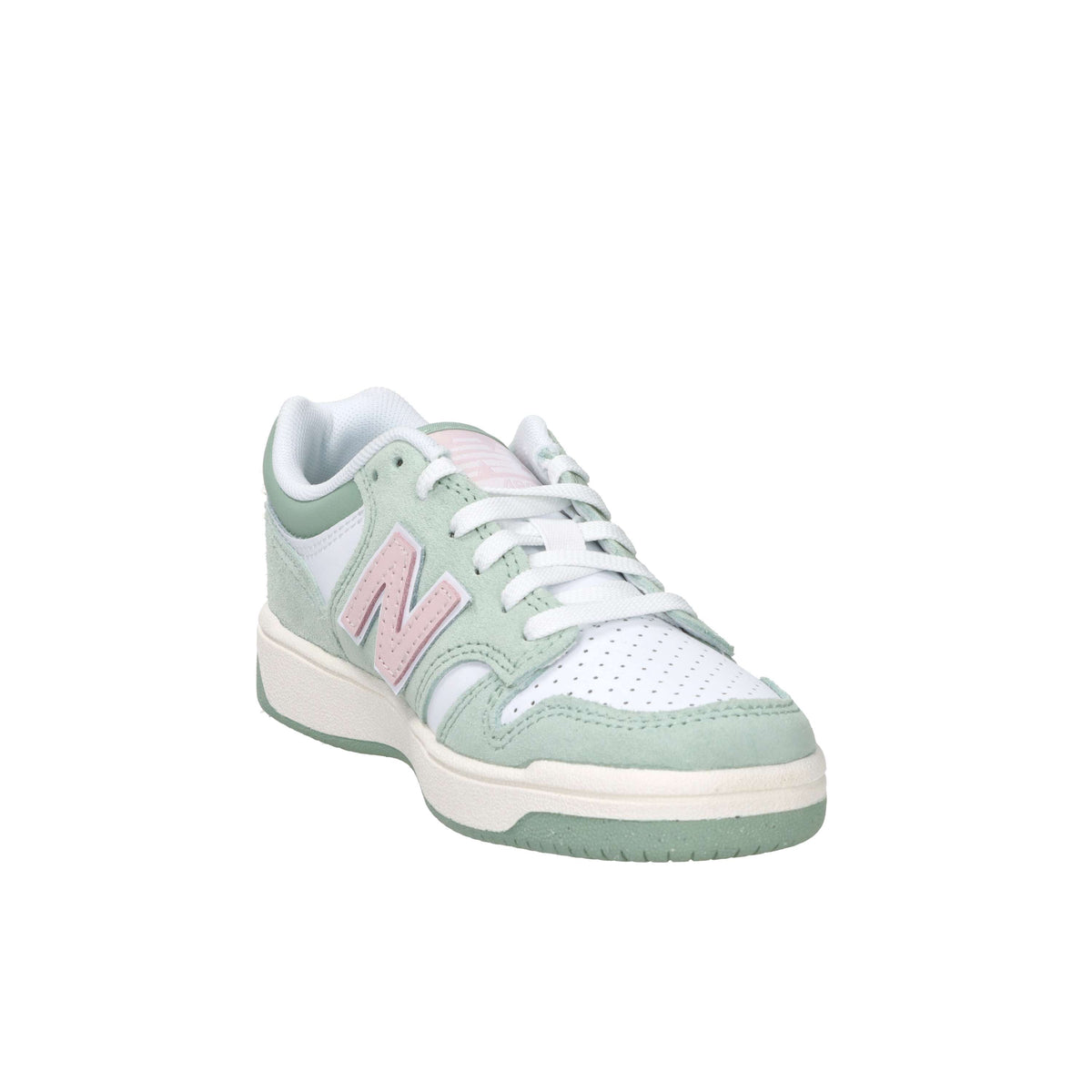New Balance Bambine e ragazze Sneakers PB4808SW Bianco/Verde Acqua