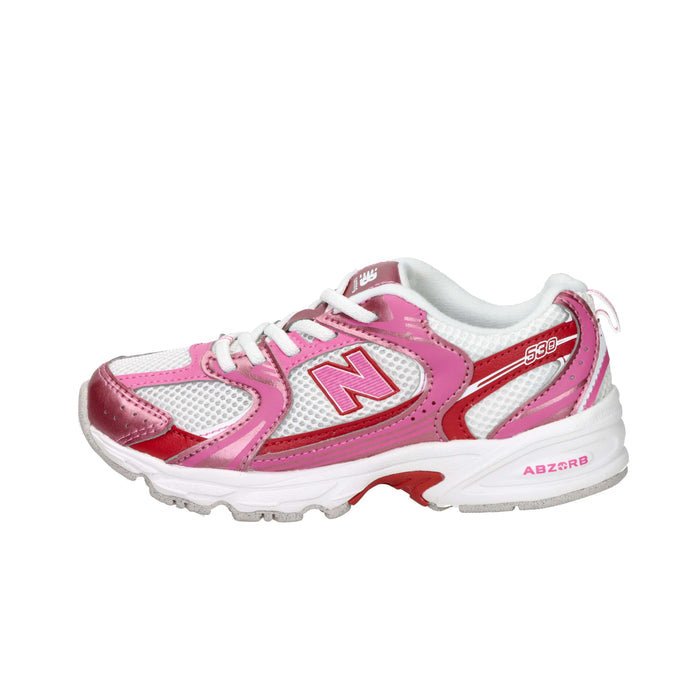 New Balance Bambine e ragazze Sneakers P5304GR Bianco/Fucsia