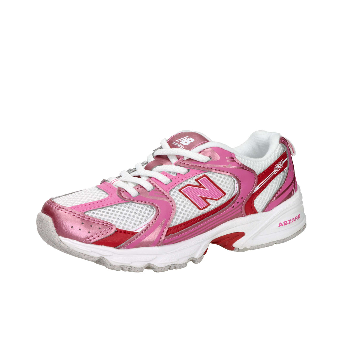 New Balance Bambine e ragazze Sneakers P5304GR Bianco/Fucsia