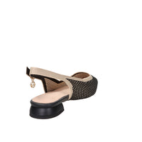 Gold & Gold Women’s Slingback GK228 Black/Beige