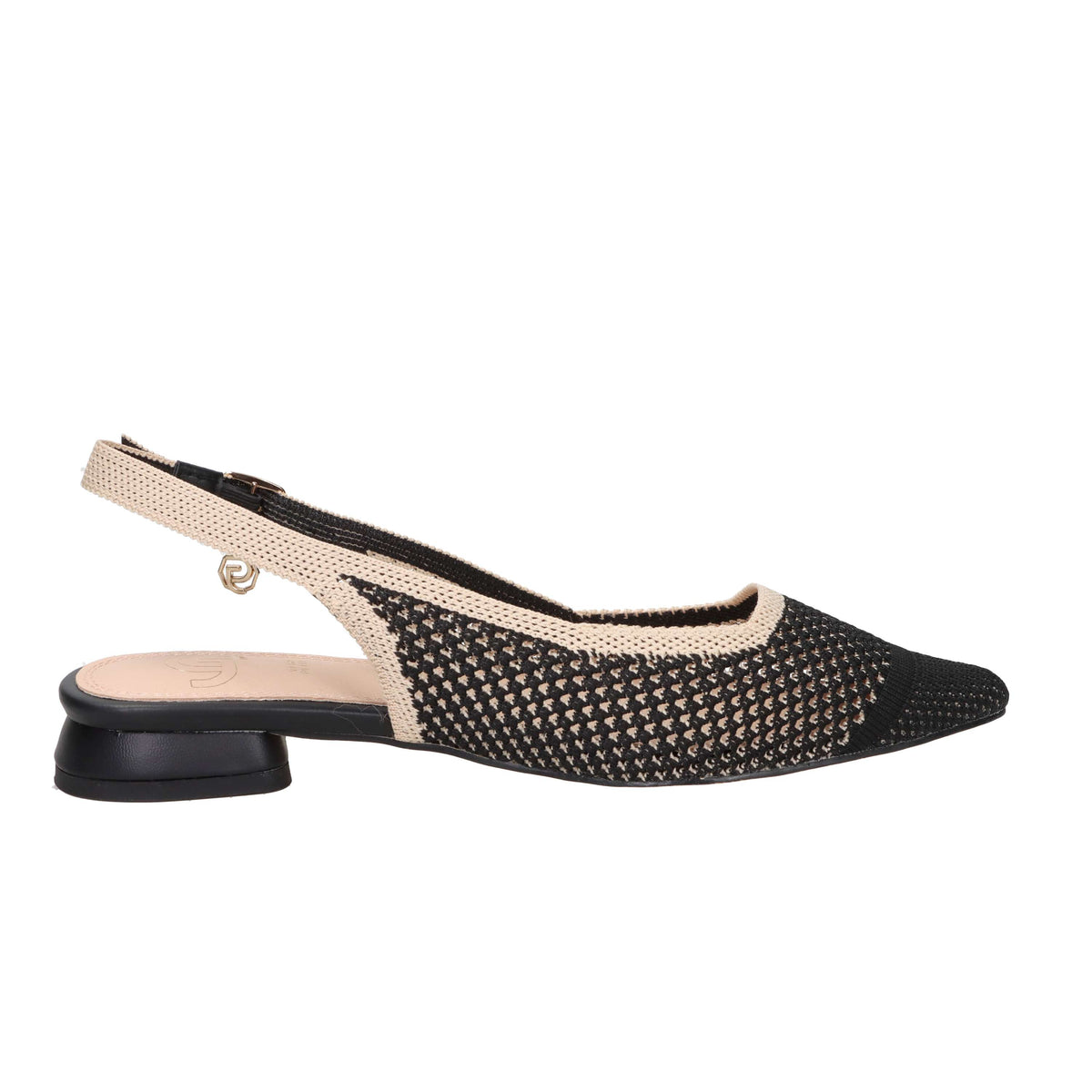 Gold & Gold Women’s Slingback GK228 Black/Beige