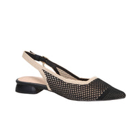Gold & Gold Women’s Slingback GK228 Black/Beige