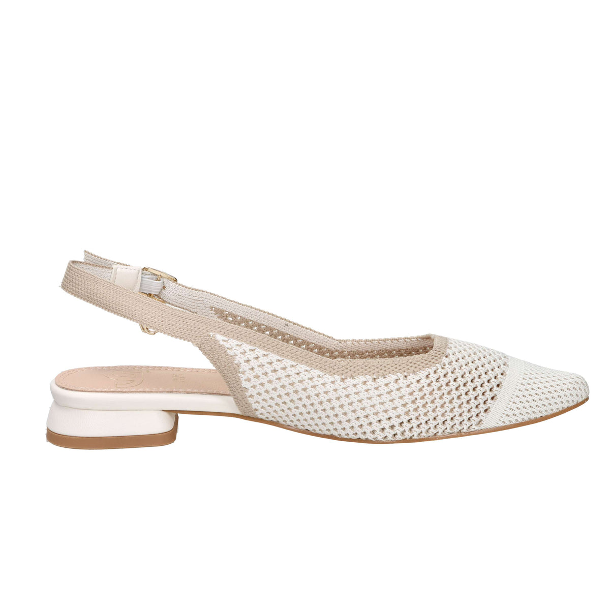 Gold & Gold Escarpins Femme GK228 Blanc/Beige
