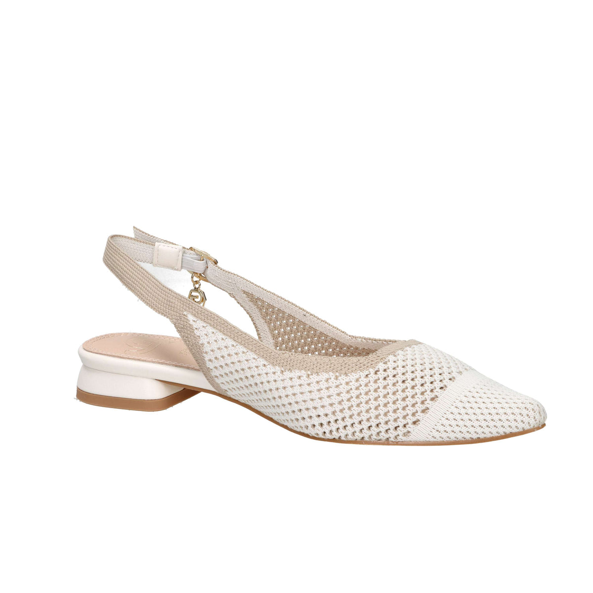 Gold & Gold Escarpins Femme GK228 Blanc/Beige