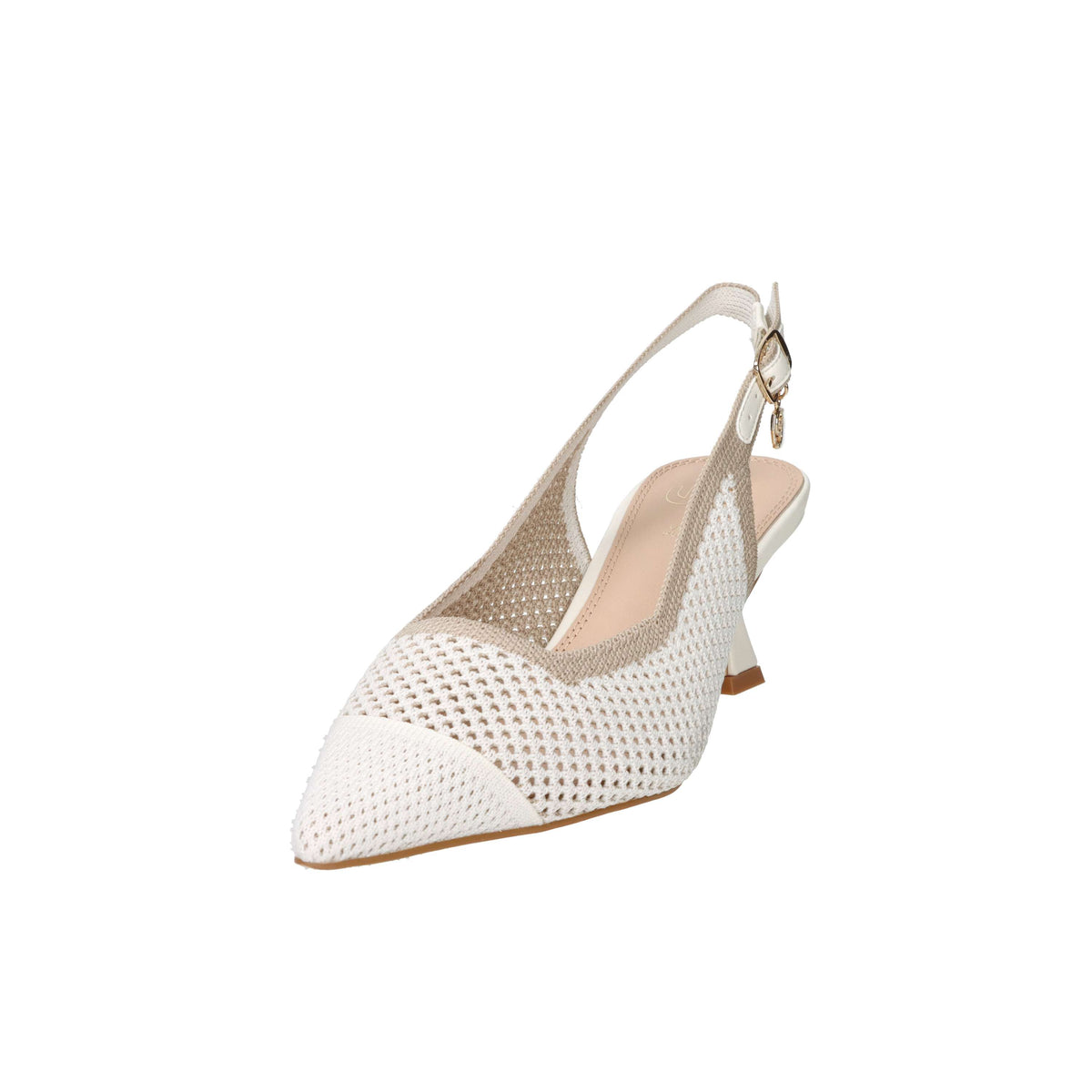 Gold & Gold Women’s Slingback GK229 White/Beige