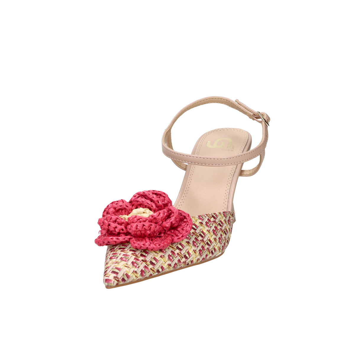 Gold & Gold Donna Slingback GP991 Beige/Fucsia