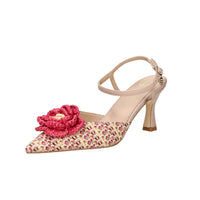 Gold & Gold Donna Slingback GP991 Beige/Fucsia
