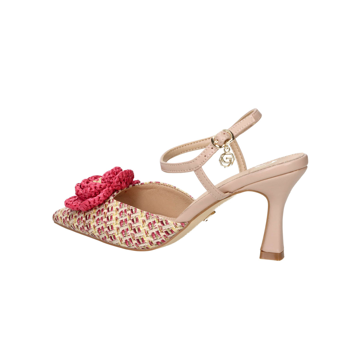 Gold & Gold Donna Slingback GP991 Beige/Fucsia