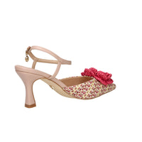 Gold & Gold Donna Slingback GP991 Beige/Fucsia