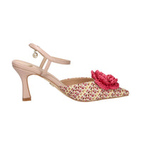 Gold & Gold Donna Slingback GP991 Beige/Fucsia