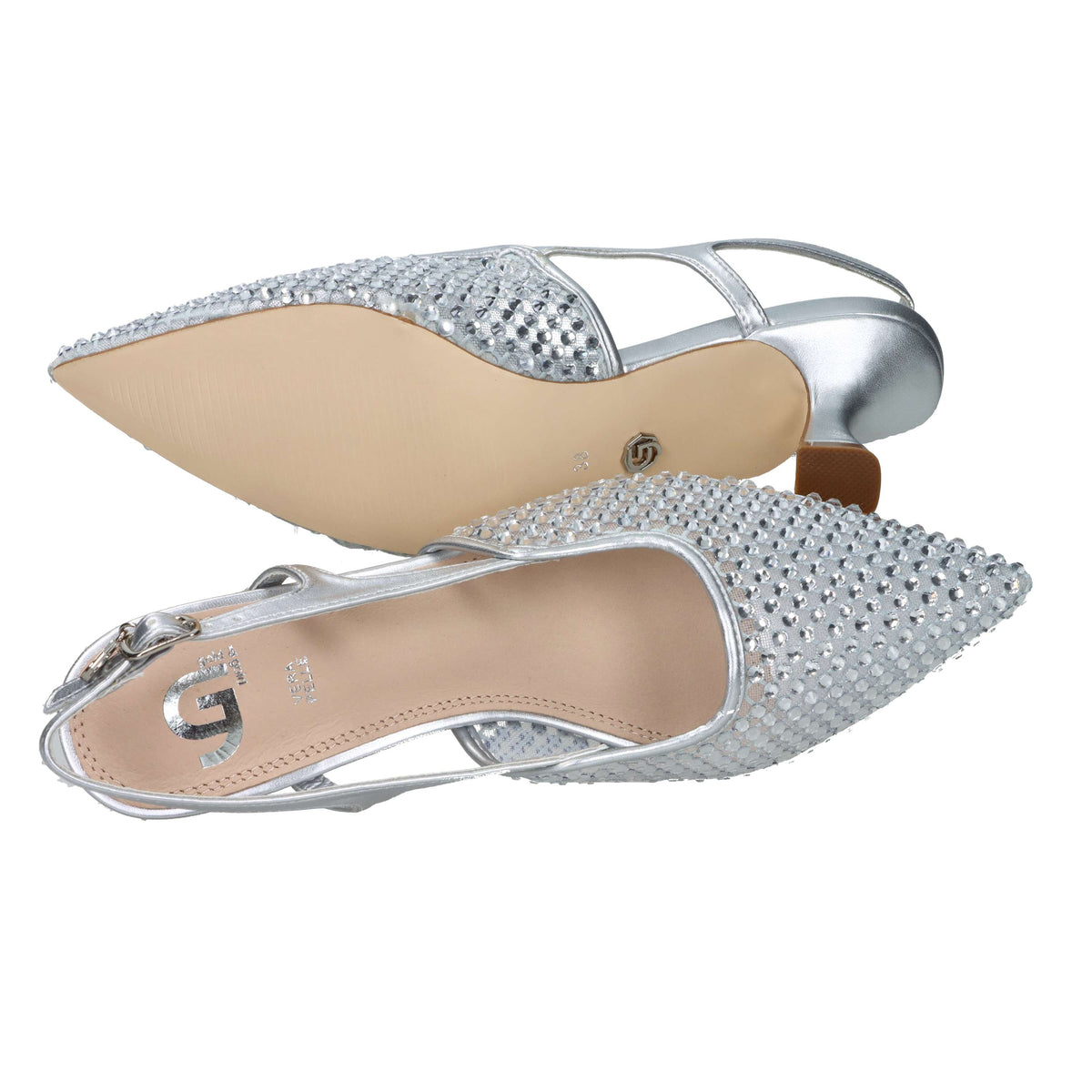 Gold & Gold Escarpins Femme GD397 Argent