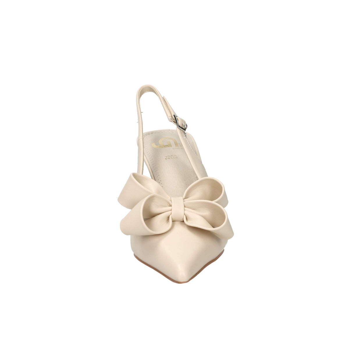 Gold & Gold Women’s Slingback FG01 Beige