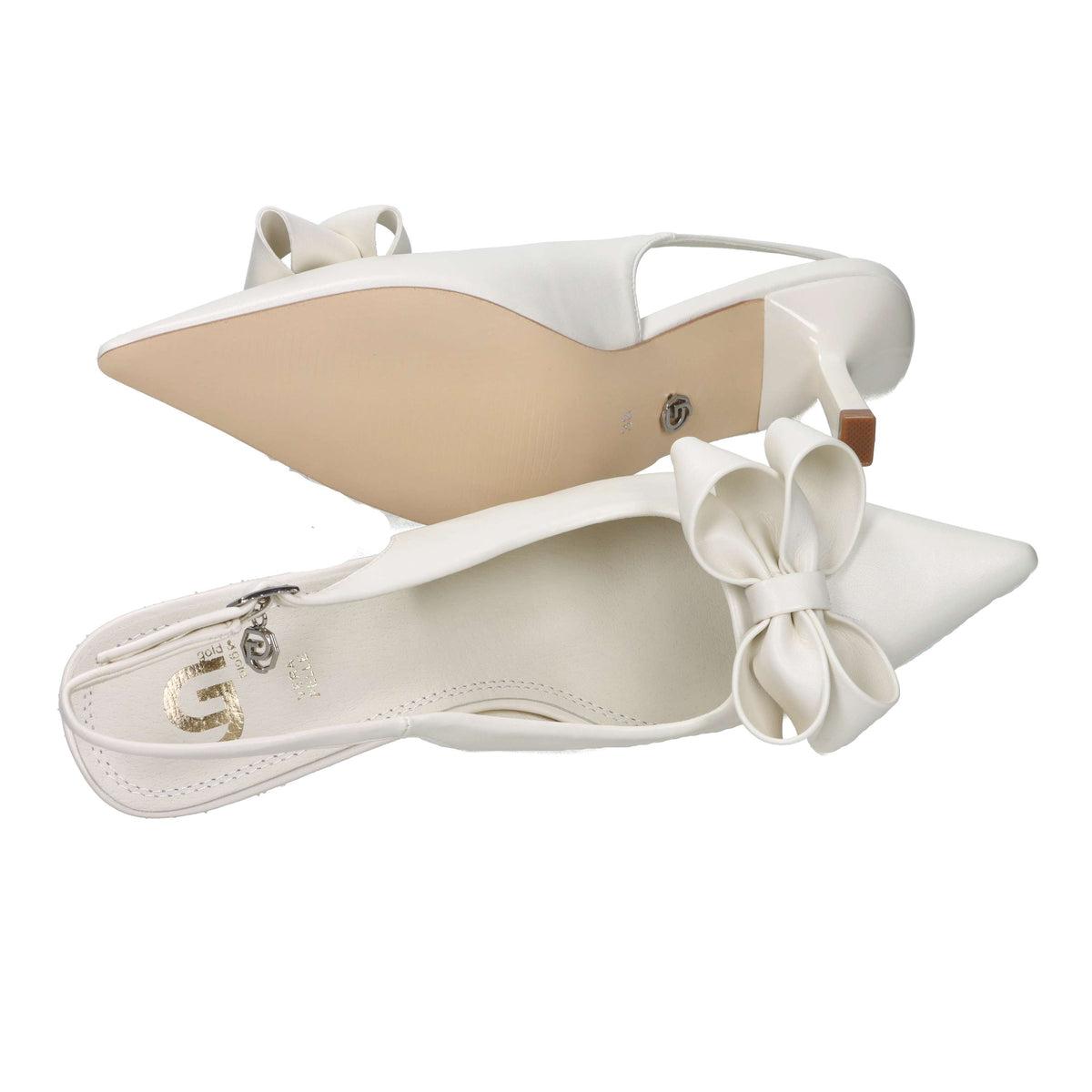Gold & Gold Women’s Slingback FG01 Cream