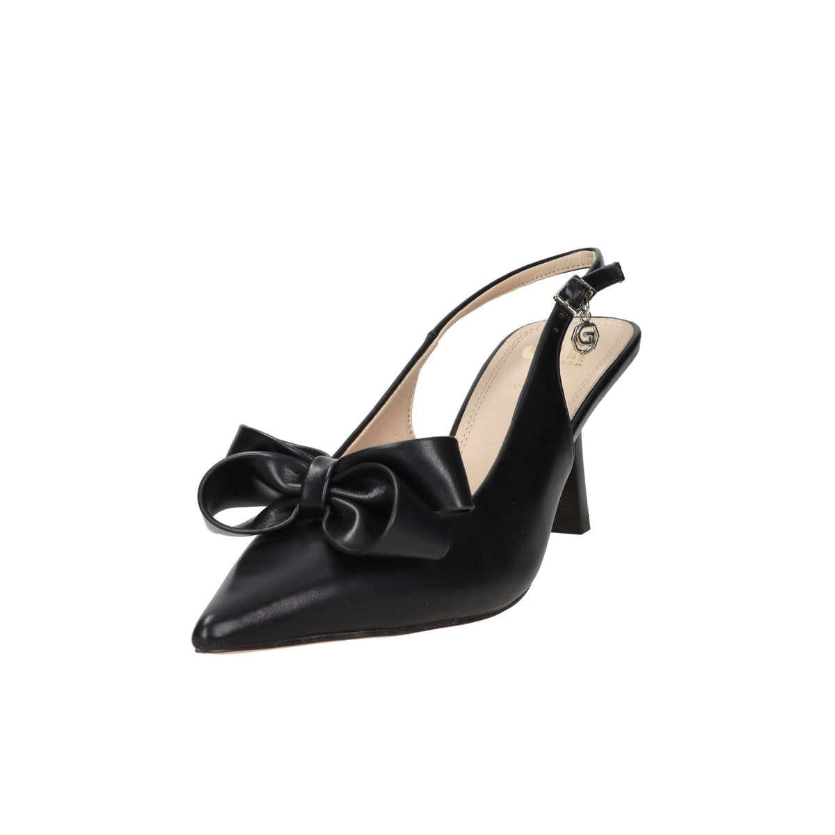 Gold & Gold Women’s Slingback FG01 Black
