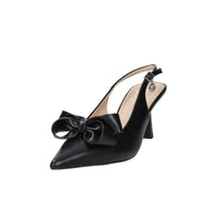 Gold & Gold Women’s Slingback FG01 Black