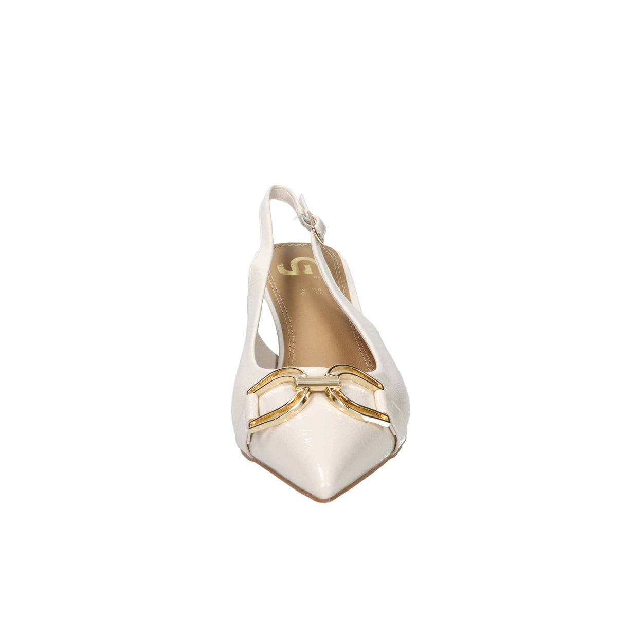 Gold & Gold Donna Slingback GV129 Panna