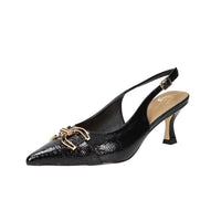 Gold & Gold Women’s Slingback GV129 Black