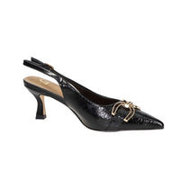 Gold & Gold Women’s Slingback GV129 Black