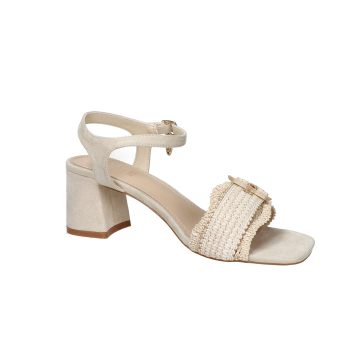 Gold & Gold Donna Sandalo con tacco GK225 Beige