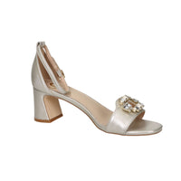 Gold & Gold Donna Sandalo con tacco GY455 Oro