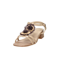 Gold & Gold Donna Sandalo con tacco GK231 Beige