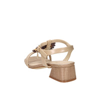 Gold & Gold Donna Sandalo con tacco GK231 Beige
