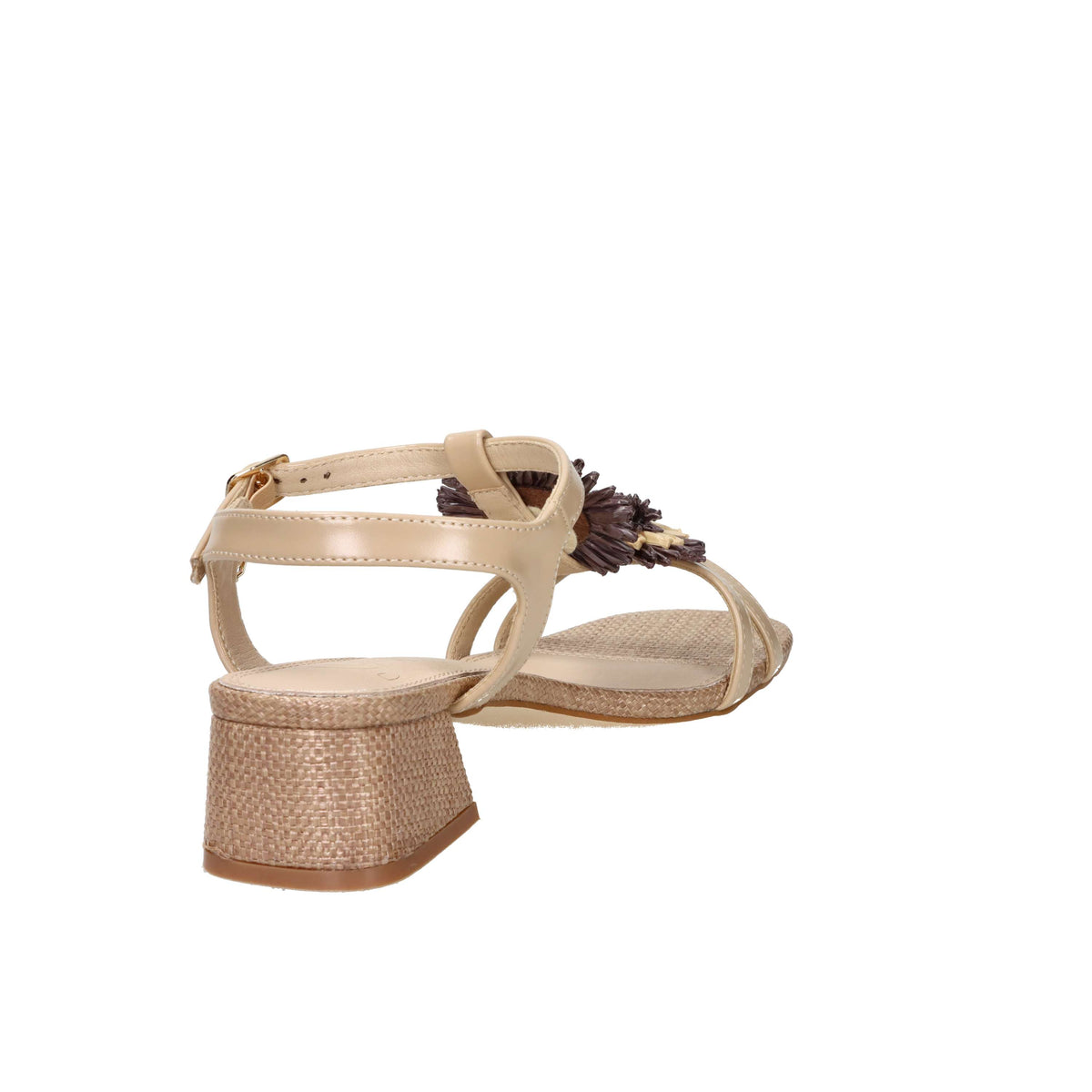 Gold & Gold Donna Sandalo con tacco GK231 Beige