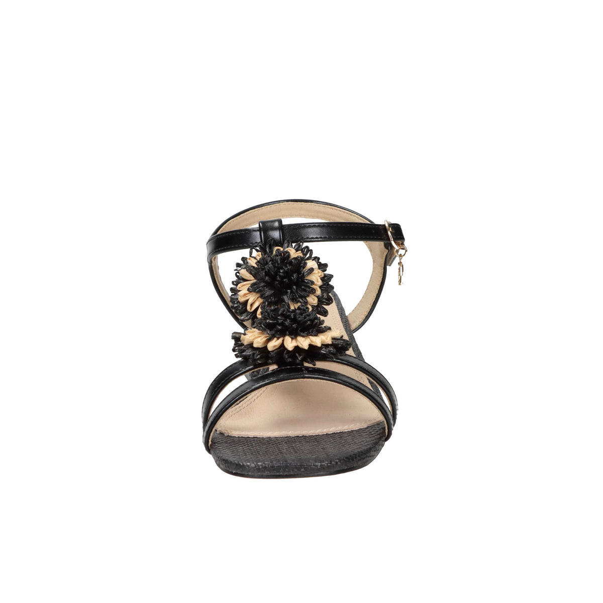 Gold & Gold Donna Sandalo con tacco GK231 Nero