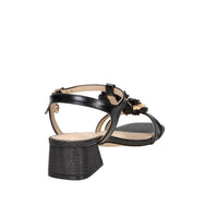 Gold & Gold Donna Sandalo con tacco GK231 Nero